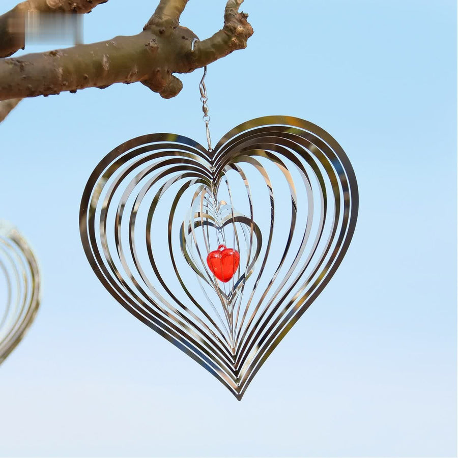 Mother's Day Sale - Mesmerizing Heart Wind Spinner🎐