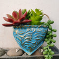 Planting Succulent Heart Pocket Planter