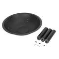22" Iron Fire Pit Bowl Black
