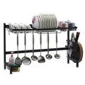 Stainless Steel Single Layer Kitchen Bowl Rack Shelf