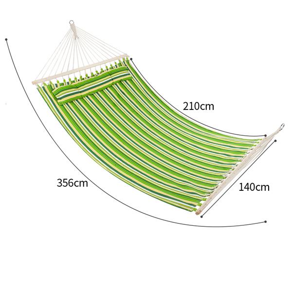 Hammock Beach Swing Double Beds for Outdoor Camping Travel Green