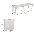 SEIZEEN Aluminum Alloy Folding Table