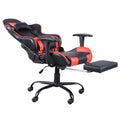Gaming Chair with Foot Support Adjustable PC Gamer Chair for Adults
