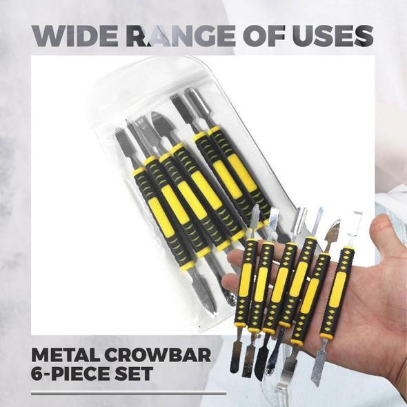 Buy 2 Get 1 Free - Metal Crowbar 6-Piece Set