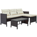 Modern 3 Pieces Patio Furniture Sets