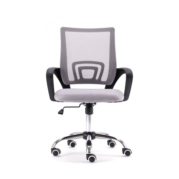 Mesh Back Gas Lift Adjustable Office Swivel Chair White