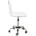 Horizontal Bar Chair Office Chair Armless White