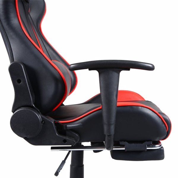 Gaming Chair with Foot Support Adjustable PC Gamer Chair for Adults