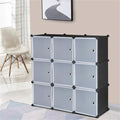 9-Cube DIY Plastic Closet Cabinet