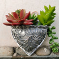 Planting Succulent Heart Pocket Planter