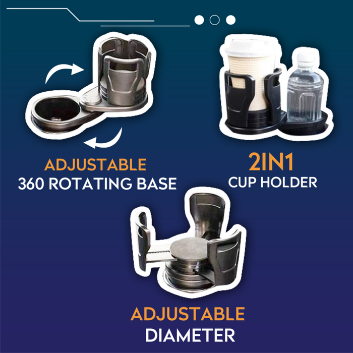 Buy 2 Free Shipping - All Purpose Car Cup Holder & Organizer