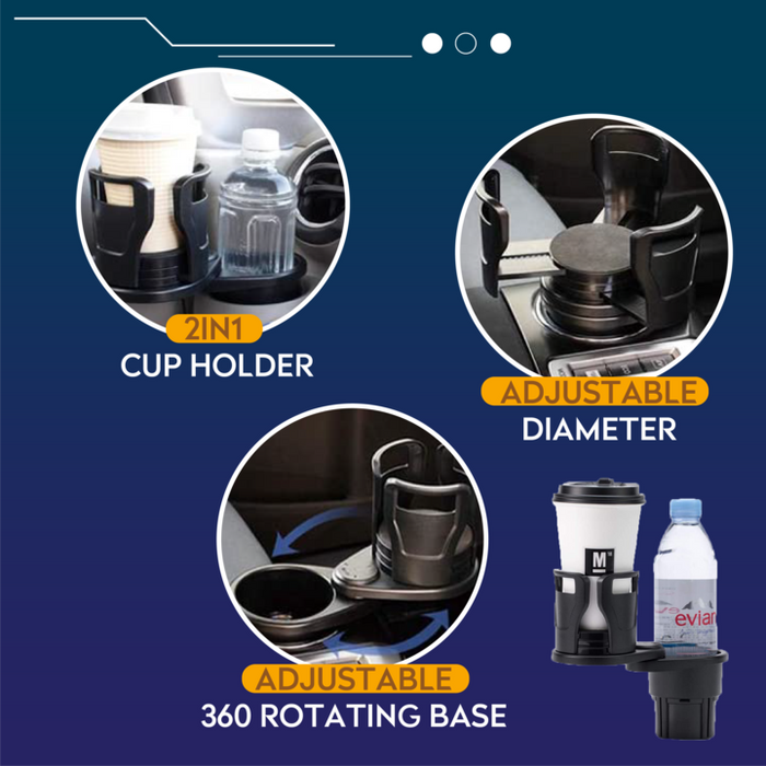 Buy 2 Free Shipping - All Purpose Car Cup Holder & Organizer