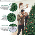 Seizeen™7.5FT Christmas Trees, Green Realistic Christmas Decor Tree with 1400 Tips, S04
