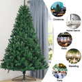 Seizeen™7.5FT Christmas Trees, Green Realistic Christmas Decor Tree with 1400 Tips, S04