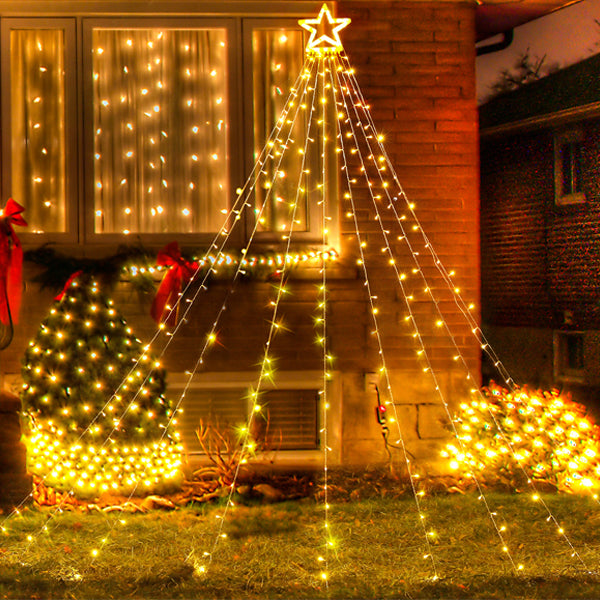Christmas Decorations Outdoor Star Tree Lights