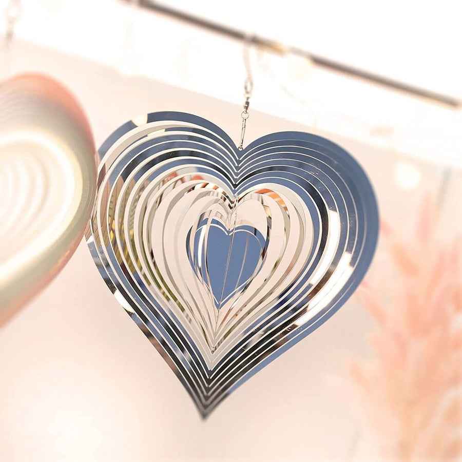 Mother's Day Sale - Mesmerizing Heart Wind Spinner🎐