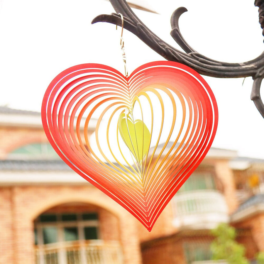 Mother's Day Sale - Mesmerizing Heart Wind Spinner🎐