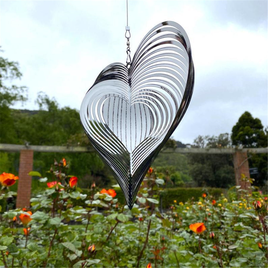 Mother's Day Sale - Mesmerizing Heart Wind Spinner🎐