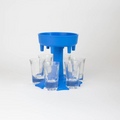 6 SHOT GLASS DISPENSER AND HOLDER