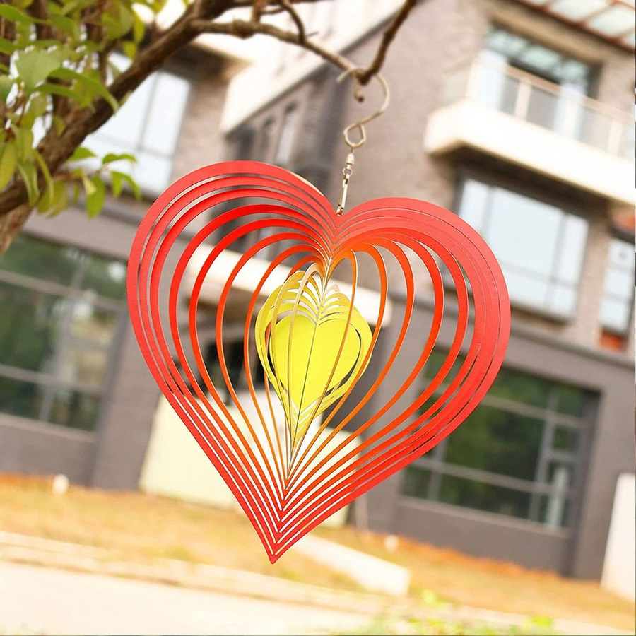 Mother's Day Sale - Mesmerizing Heart Wind Spinner🎐