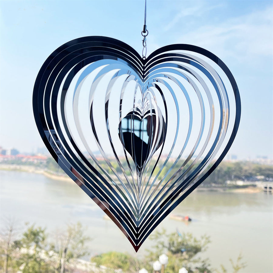 Mother's Day Sale - Mesmerizing Heart Wind Spinner🎐