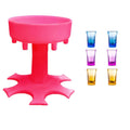 6 SHOT GLASS DISPENSER AND HOLDER