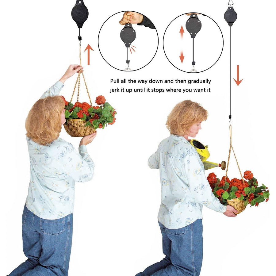 Father's Day Sale (🔥Buy 2 Get 1 Free) - Easy Reach Plant Pulley Set