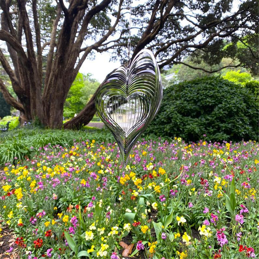 Mother's Day Sale - Mesmerizing Heart Wind Spinner🎐