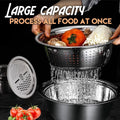 3 in 1 Multifunctional Stainless Steel Vegetable Grater and Slicer Basin Set