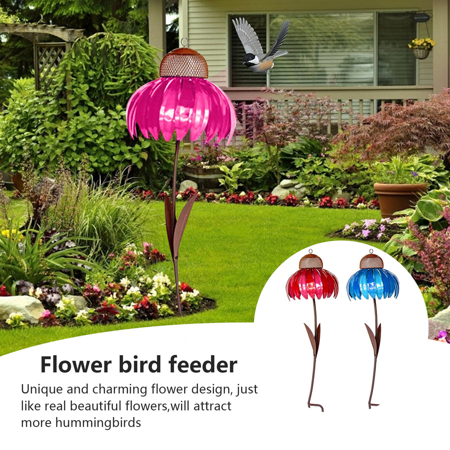 Outdoor Flower Bird Feeder