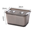 Double-Layer Fresh Storage Basket