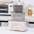 Double-Layer Fresh Storage Basket
