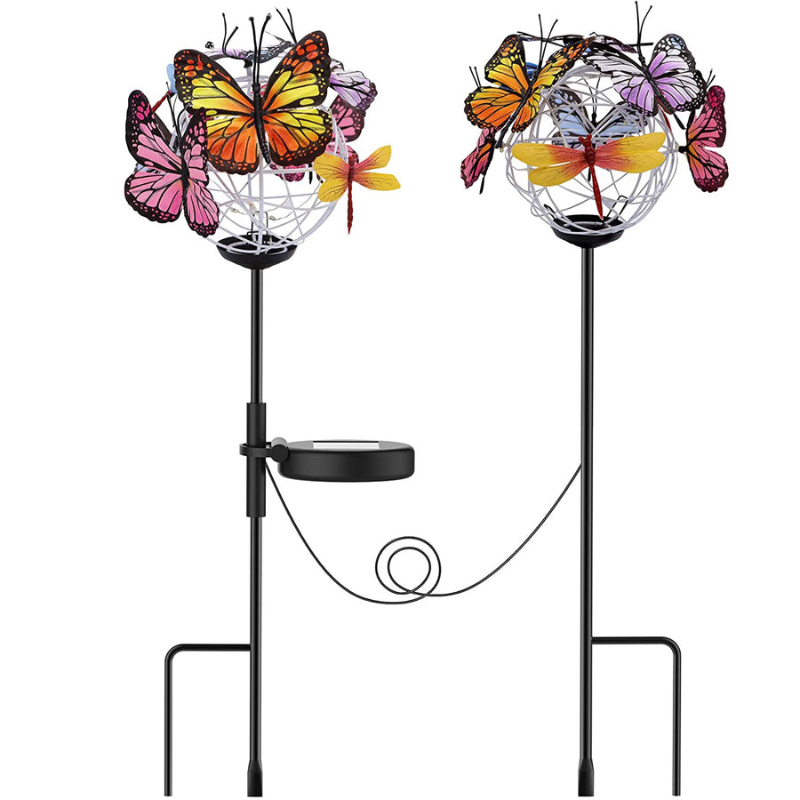 🦋Solar Butterfly Stake Lights 2pcs🦋