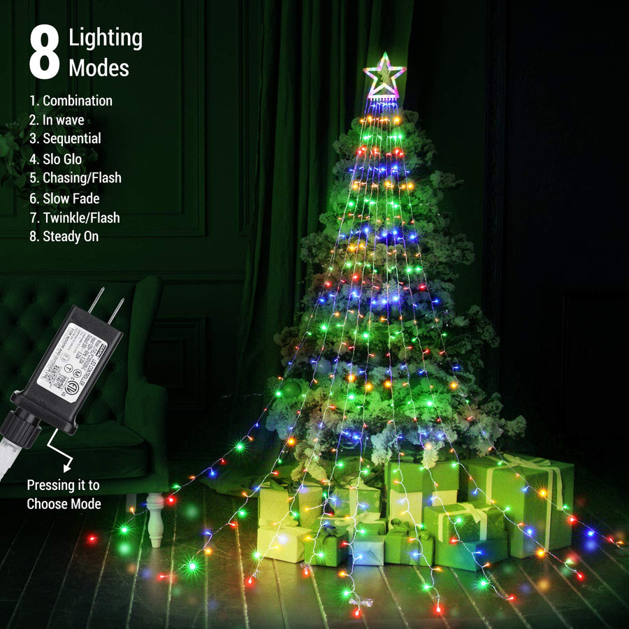 Christmas Decorations Outdoor Star Tree Lights