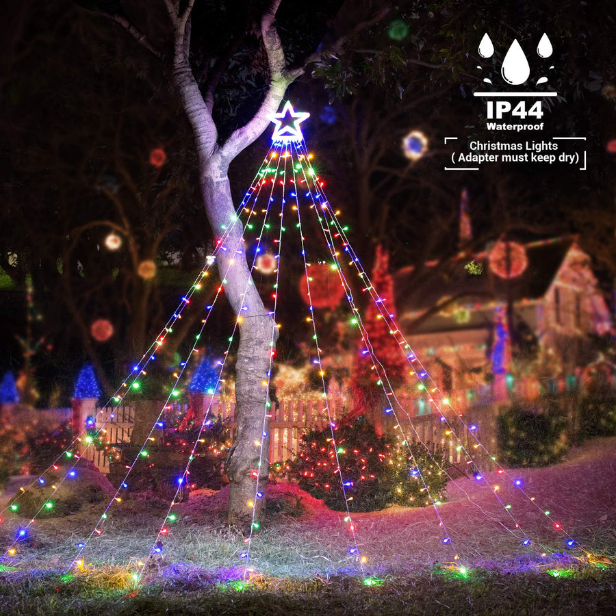 Christmas Decorations Outdoor Star Tree Lights