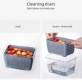 Double-Layer Fresh Storage Basket