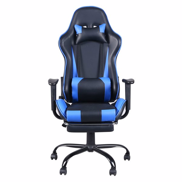Gaming Chair with Foot Support Adjustable PC Gamer Chair for Adults