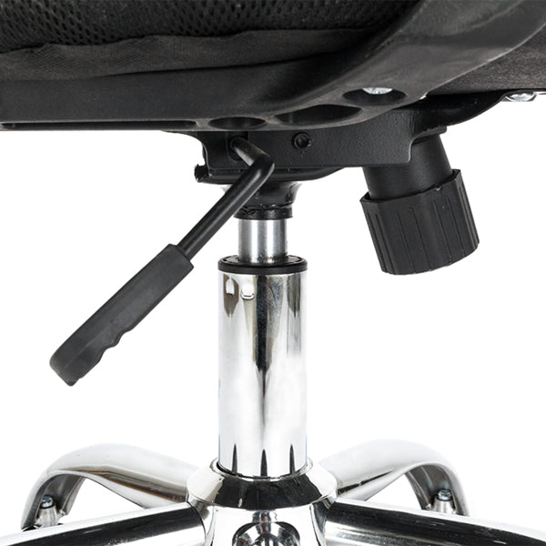 Mesh Back Gas Lift Adjustable Office Swivel Chair Black