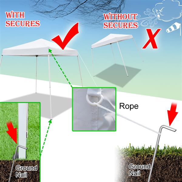 3 x 3M Portable Home Use Waterproof Folding Tent