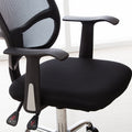 Mesh Back Gas Lift Back Tilt Adjustable Office Swivel Chair with Headrest & Armrests