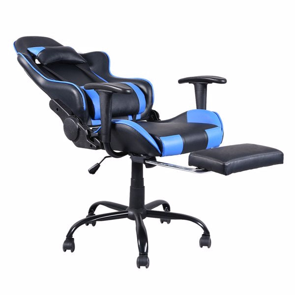 Gaming Chair with Foot Support Adjustable PC Gamer Chair for Adults
