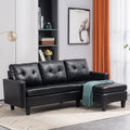 L-shaped Disassembly and Assembly of the Backrest Pull Point Three-Seat Indoor Sofa
