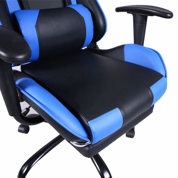 Gaming Chair with Foot Support Adjustable PC Gamer Chair for Adults