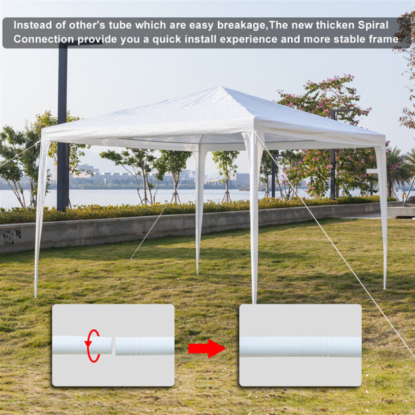3 x 3M Waterproof Tent with Spiral Tubes