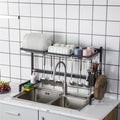 Stainless Steel Single Layer Kitchen Bowl Rack Shelf