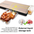 140W Plastic Heat Luxury vacuum single sealing machine with External liquid storage tank