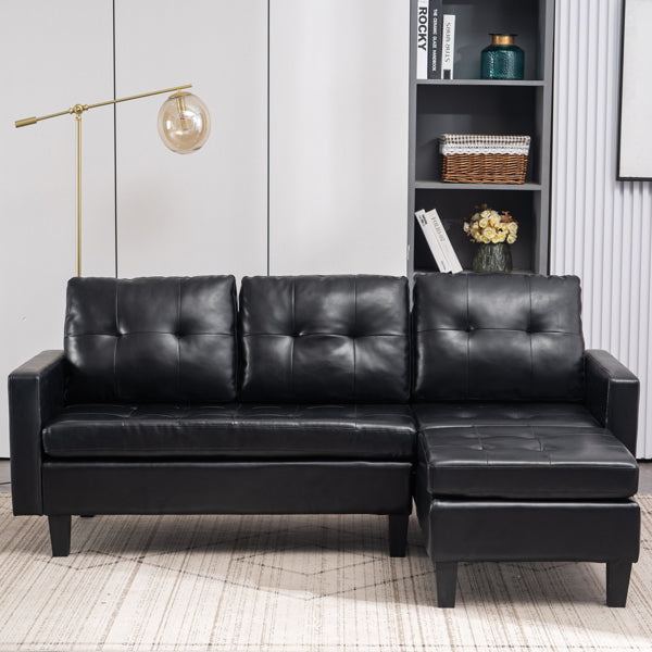 L-shaped Disassembly and Assembly of the Backrest Pull Point Three-Seat Indoor Sofa