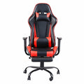 Gaming Chair with Foot Support Adjustable PC Gamer Chair for Adults