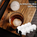 Buy 8 Free Shipping - 4-hole ice ball maker