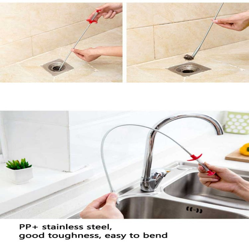 Buy 2 Get 1 Free - Spring Pipe Dredging Tool